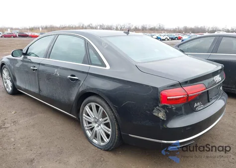 2015 Audi A8 L 4.0T из США, поврежденный, VIN WAU32AFD0FN040028